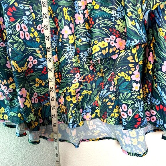 Summersalt X Rifle Paper Company Floral Wrap Skirt Size Large - Picture 2 of 10
